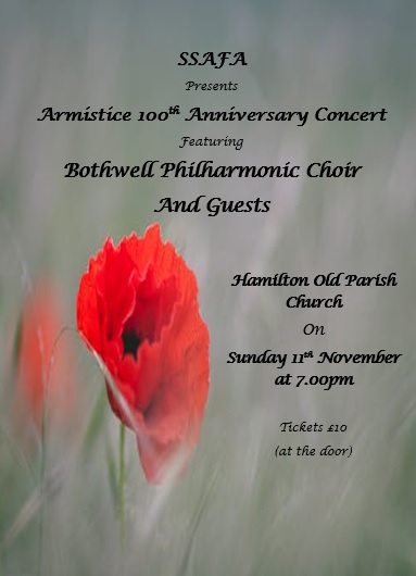 SSAFA Nov 2018 Poster