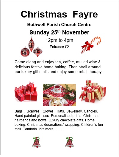 Sara Church Fayre Nov 2918